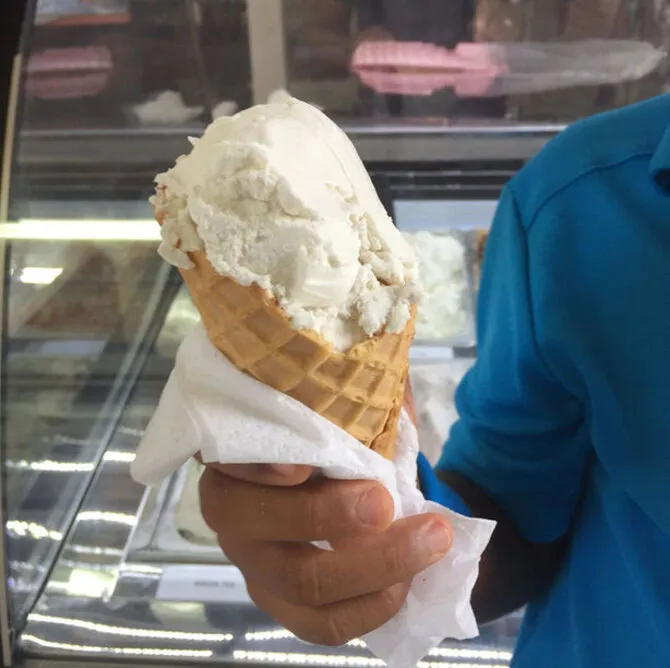 vanilla ice cream