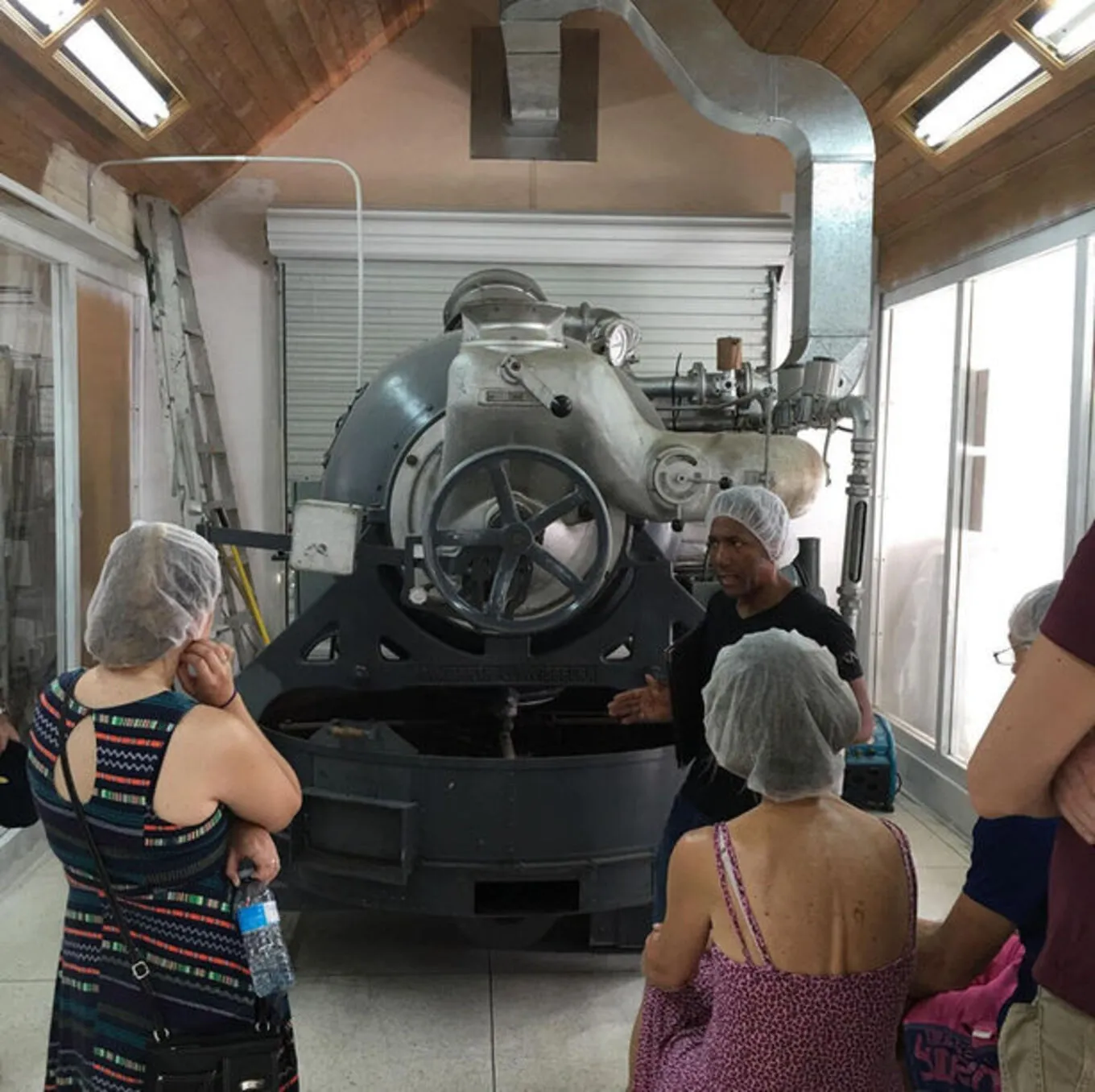 Whole view of roaster