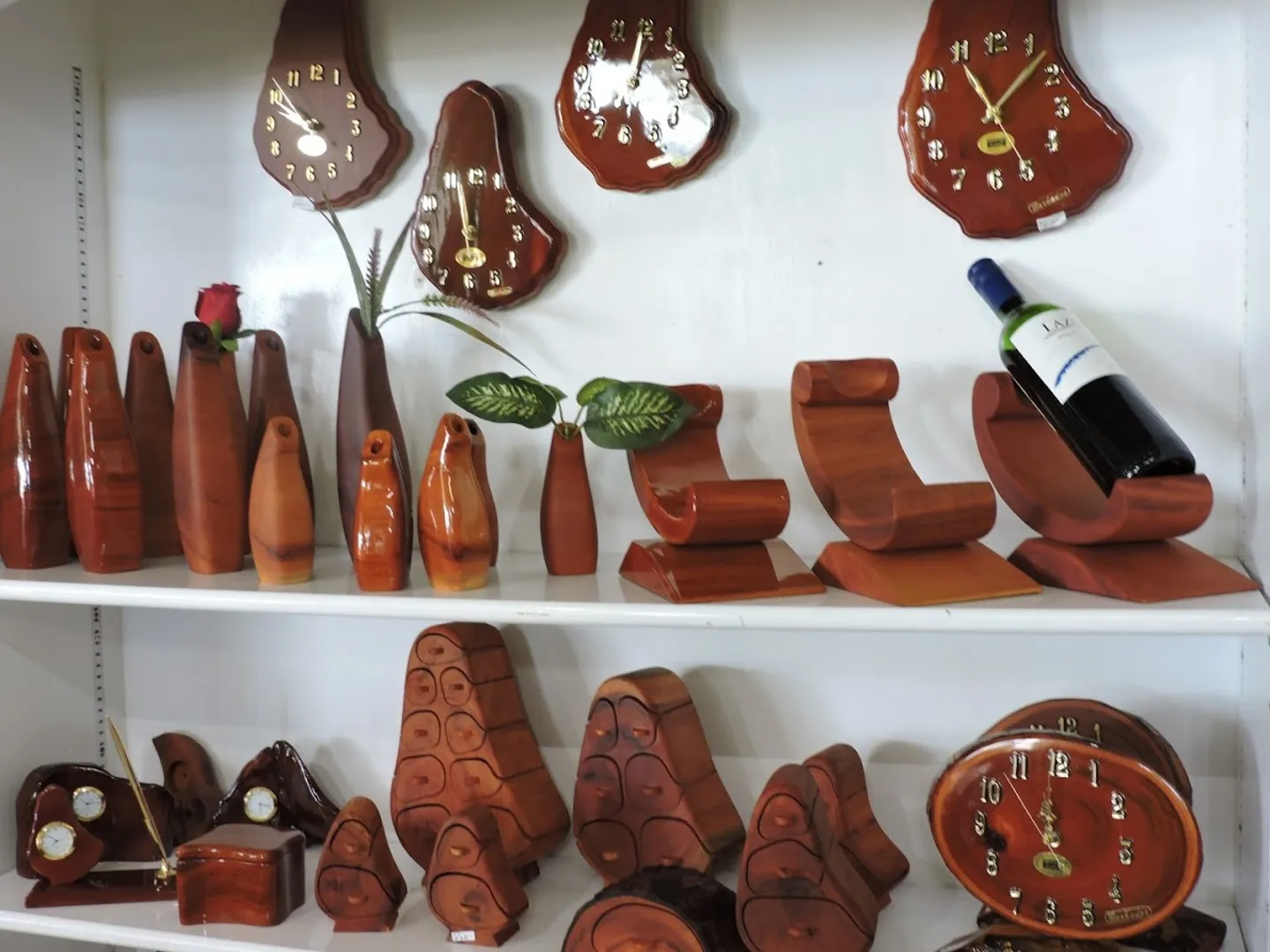 wooden clocks