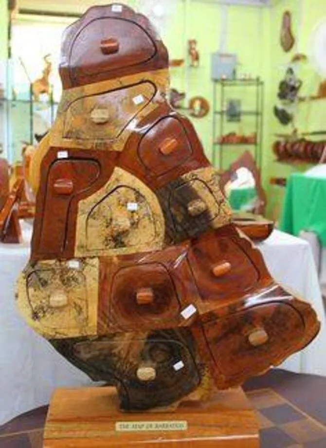 drawers in island shape