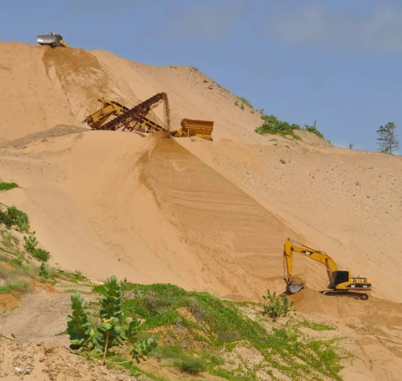 Sand quarry