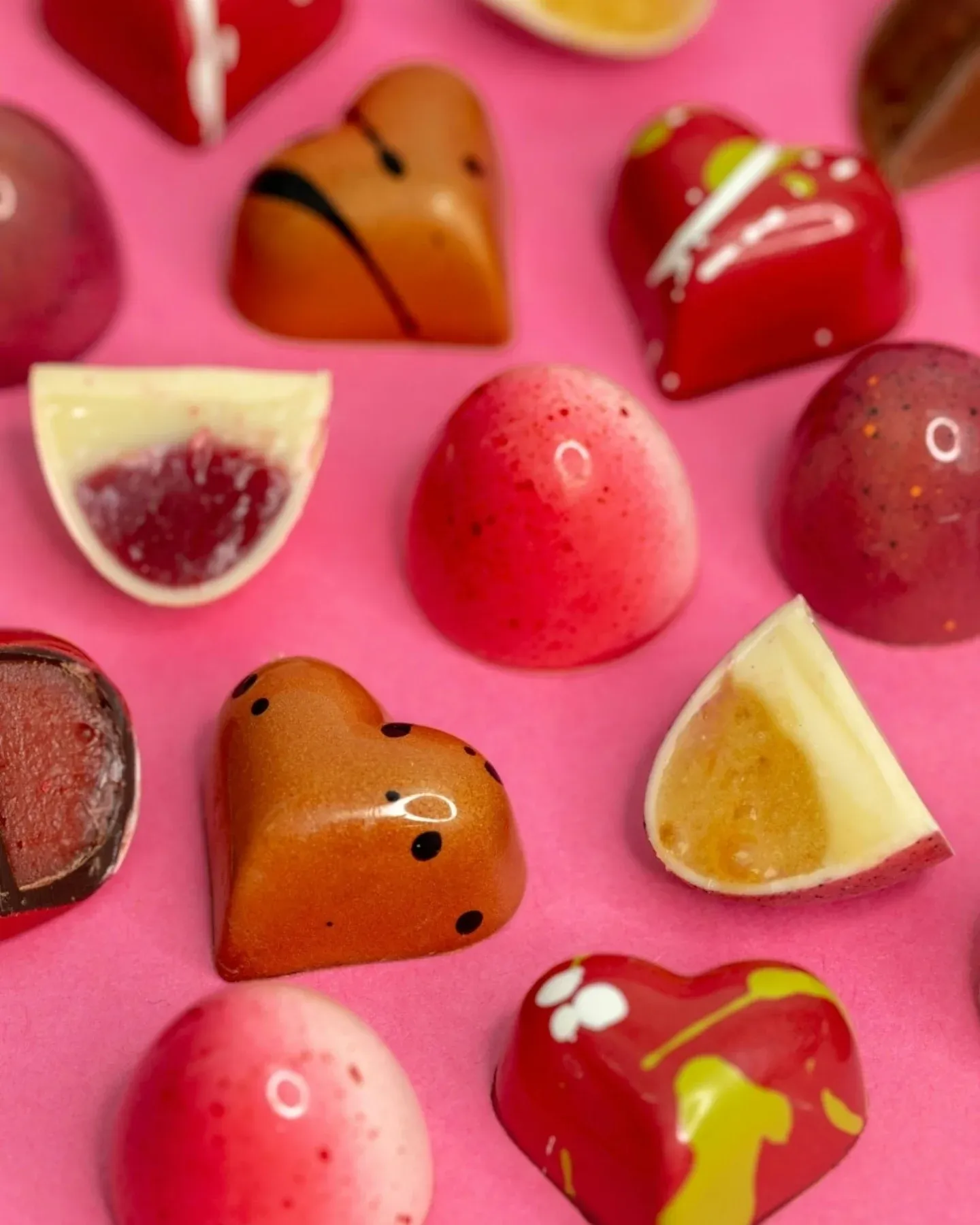 ganache filled chocolates