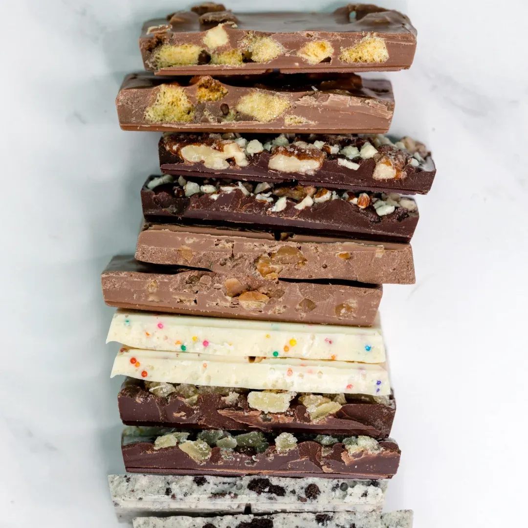 inside the chocolate